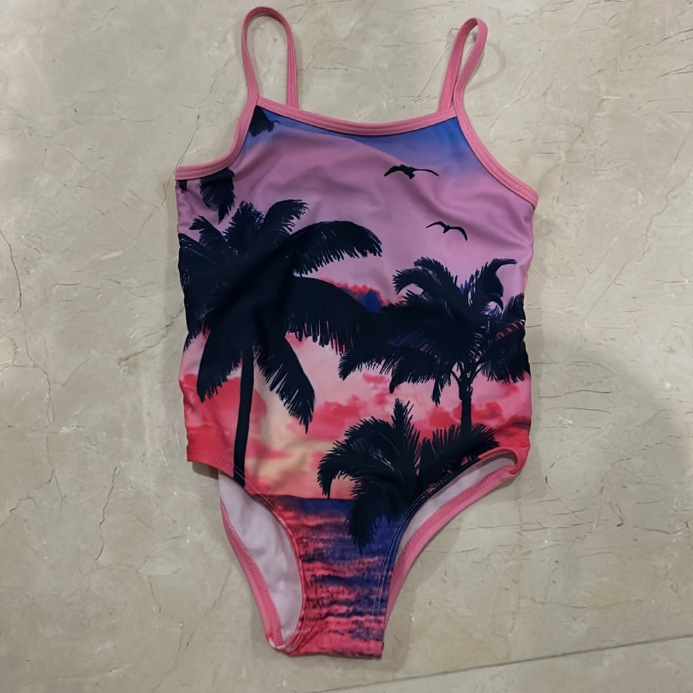 Joe Fresh Swimsuit Palm Beach 50+ girls Sz 3